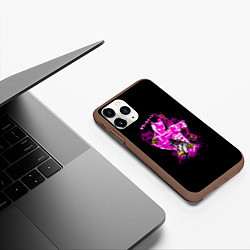 Чехол iPhone 11 Pro матовый Киллер Квин ЖоЖо, цвет: 3D-коричневый — фото 2
