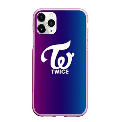 Чехол iPhone 11 Pro матовый TWICE, цвет: 3D-розовый