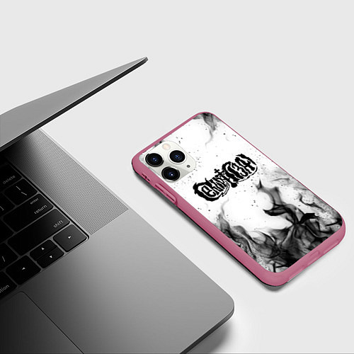 Чехол iPhone 11 Pro матовый СЕКТОР ГАЗА / 3D-Малиновый – фото 3