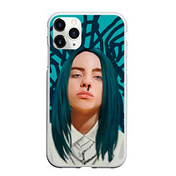 Чехол iPhone 11 Pro матовый Billie Eilish, цвет: 3D-белый