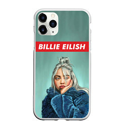 Чехол iPhone 11 Pro матовый Billie Eilish, цвет: 3D-белый