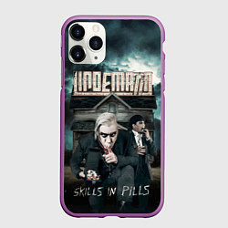 Чехол iPhone 11 Pro матовый LINDEMANN: Skills in Pills, цвет: 3D-фиолетовый