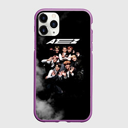 Чехол iPhone 11 Pro матовый Ateez, цвет: 3D-фиолетовый