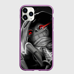 Чехол iPhone 11 Pro матовый UNDERTALE, цвет: 3D-фиолетовый