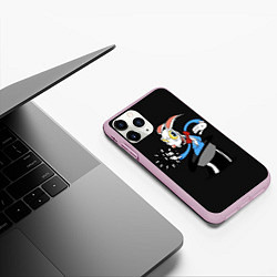 Чехол iPhone 11 Pro матовый Cuphead - Хопус Покус, цвет: 3D-розовый — фото 2