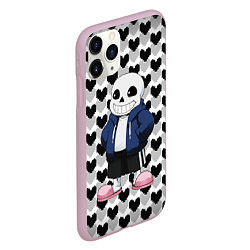 Чехол iPhone 11 Pro матовый UNDERTALE, цвет: 3D-розовый — фото 2
