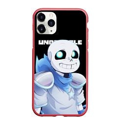 Чехол iPhone 11 Pro матовый UNDERTALE, цвет: 3D-красный