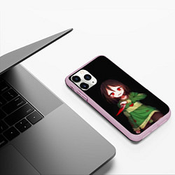 Чехол iPhone 11 Pro матовый UNDERTALE, цвет: 3D-розовый — фото 2