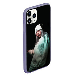 Чехол iPhone 11 Pro матовый BILLIE EILISH, цвет: 3D-серый — фото 2