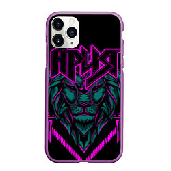 Чехол iPhone 11 Pro матовый Ария, цвет: 3D-фиолетовый