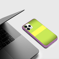 Чехол iPhone 11 Pro матовый ЧАРА CHARA, цвет: 3D-фиолетовый — фото 2