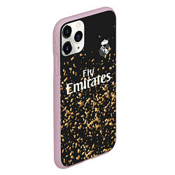 Чехол iPhone 11 Pro матовый Real Madrid 4-th 19-20, цвет: 3D-розовый — фото 2