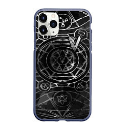 Чехол iPhone 11 Pro матовый Vikings, цвет: 3D-серый