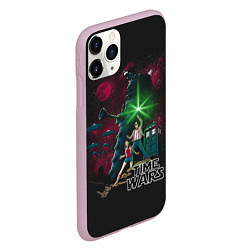 Чехол iPhone 11 Pro матовый Time Wars, цвет: 3D-розовый — фото 2