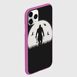 Чехол iPhone 11 Pro матовый Vikings, цвет: 3D-фиолетовый — фото 2