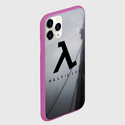 Чехол iPhone 11 Pro матовый Half Life, цвет: 3D-фиолетовый — фото 2
