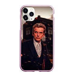 Чехол iPhone 11 Pro матовый Доктор Кто, цвет: 3D-розовый
