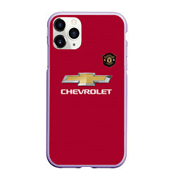 Чехол iPhone 11 Pro матовый Lingard Manchester United, цвет: 3D-светло-сиреневый