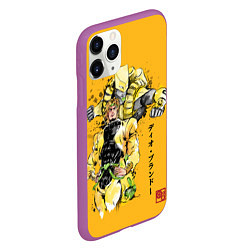 Чехол iPhone 11 Pro матовый JoJo Bizarre Adventure, цвет: 3D-фиолетовый — фото 2