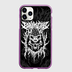 Чехол iPhone 11 Pro матовый BABYMETAL, цвет: 3D-фиолетовый