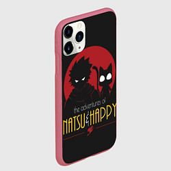 Чехол iPhone 11 Pro матовый Хвост Феи Natsu i Happy, цвет: 3D-малиновый — фото 2
