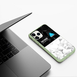 Чехол iPhone 11 Pro матовый RK900 CONNOR, цвет: 3D-салатовый — фото 2