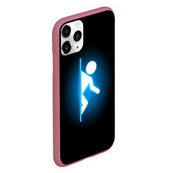 Чехол iPhone 11 Pro матовый Portal, цвет: 3D-малиновый — фото 2