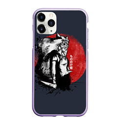 Чехол iPhone 11 Pro матовый Принцесса Мононоке, цвет: 3D-светло-сиреневый