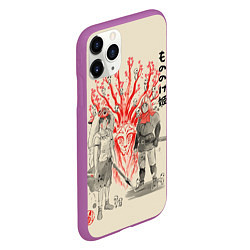 Чехол iPhone 11 Pro матовый Принцесса Мононоке, цвет: 3D-фиолетовый — фото 2