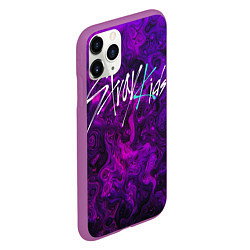 Чехол iPhone 11 Pro матовый Stray Kids, цвет: 3D-фиолетовый — фото 2