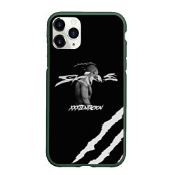 Чехол iPhone 11 Pro матовый XXXTENTACION SKINS, цвет: 3D-темно-зеленый