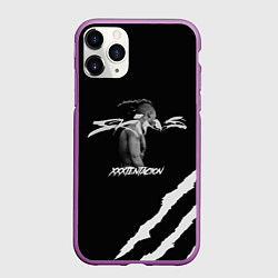 Чехол iPhone 11 Pro матовый XXXTENTACION SKINS, цвет: 3D-фиолетовый