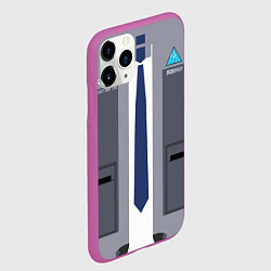 Чехол iPhone 11 Pro матовый Detroit:become, цвет: 3D-фиолетовый — фото 2
