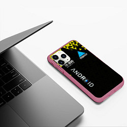 Чехол iPhone 11 Pro матовый DETROIT: BECOME HUMAN, цвет: 3D-малиновый — фото 2