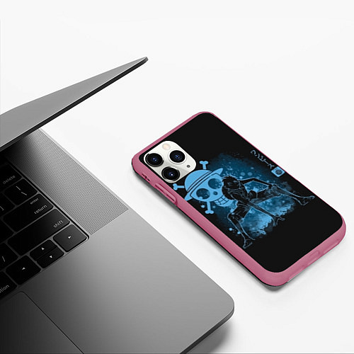 Чехол iPhone 11 Pro матовый One Piece / 3D-Малиновый – фото 3