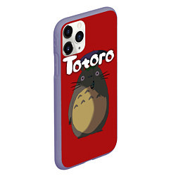 Чехол iPhone 11 Pro матовый Totoro, цвет: 3D-серый — фото 2