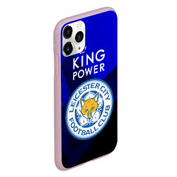 Чехол iPhone 11 Pro матовый Leicester City, цвет: 3D-розовый — фото 2