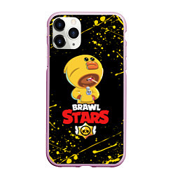 Чехол iPhone 11 Pro матовый BRAWL STARS SALLY LEON, цвет: 3D-розовый