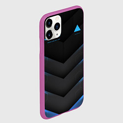 Чехол iPhone 11 Pro матовый Detroit RK900, цвет: 3D-фиолетовый — фото 2