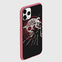Чехол iPhone 11 Pro матовый One Piece, цвет: 3D-малиновый — фото 2