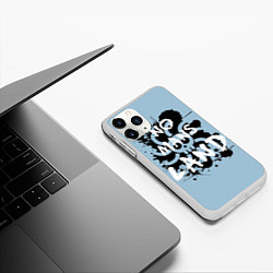 Чехол iPhone 11 Pro матовый One Piece No Mans Land, цвет: 3D-белый — фото 2