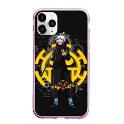 Чехол iPhone 11 Pro матовый One Piece, цвет: 3D-розовый