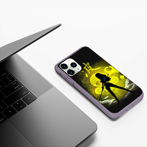 Чехол iPhone 11 Pro матовый One Piece / 3D-Серый – фото 3