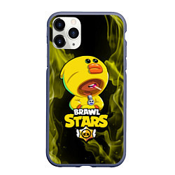 Чехол iPhone 11 Pro матовый Brawl Stars SALLY LEON, цвет: 3D-серый