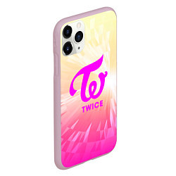 Чехол iPhone 11 Pro матовый TWICE, цвет: 3D-розовый — фото 2