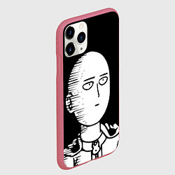 Чехол iPhone 11 Pro матовый ONE-PUNCH MAN, цвет: 3D-малиновый — фото 2