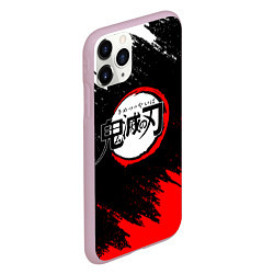 Чехол iPhone 11 Pro матовый KIMETSU NO YAIBA, цвет: 3D-розовый — фото 2