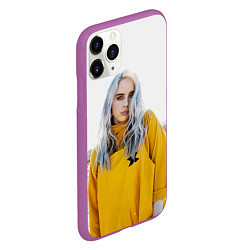 Чехол iPhone 11 Pro матовый BILLIE EILISH, цвет: 3D-фиолетовый — фото 2