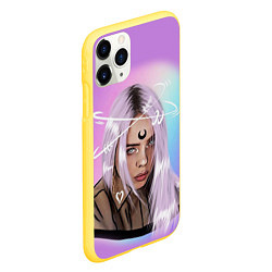 Чехол iPhone 11 Pro матовый BILLIE EILISH, цвет: 3D-желтый — фото 2