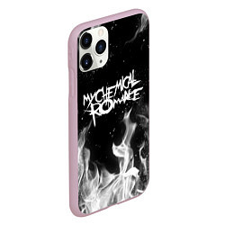 Чехол iPhone 11 Pro матовый My Chemical Romance, цвет: 3D-розовый — фото 2